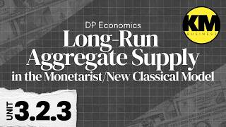 IB Economics 3.2.3: Long-Run Aggregate Supply in the Monetarist / New Classical Model