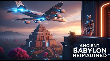 What if AI Generated Sci-Fi Showed Time Travel to a Futuristic Ancient Babylon?