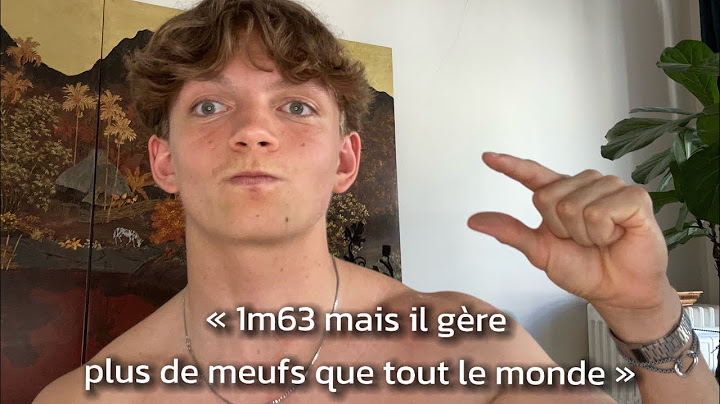 Le vrai problème c’est pas ta taille mon gars