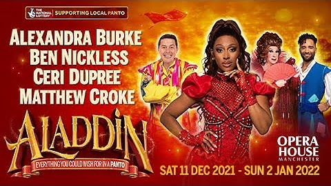 ALADDIN | EVERYTHING YOU COULD WISH FOR IN A PANTO | Manchester Opera House 2021