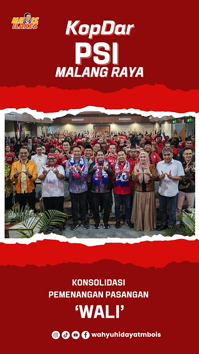 Kopdar PSI Malang Raya untuk konsolidasi pemenangan pasangan WALI (Wahyu Hidayat-Ali Muthohirin)❤️