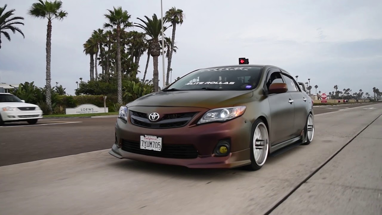 Bagged 2013 Toyota Corolla - YouTube