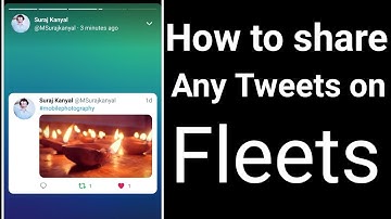 How to Share/Add Any tweets on fleets || How to add tweets on Twitter story || Twitter fleets option