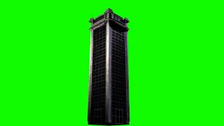 Free Hd Green Screen - High Rise Office Building Circle And Zoom