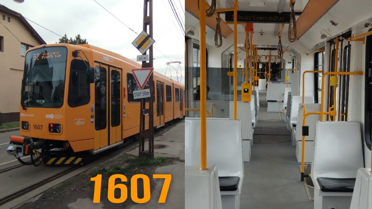 Budapest villamos LHB TW 6100 (1607) @52