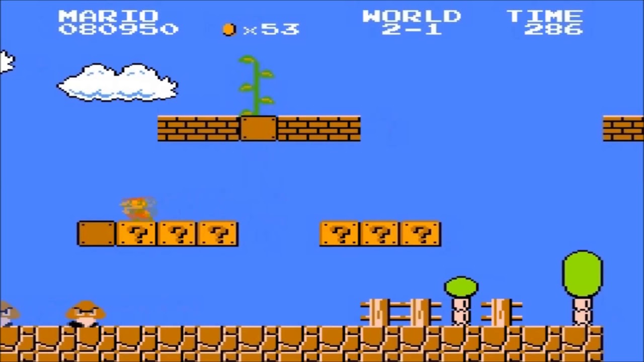 El Primer Juego Clásico Super Mario Bros Nes Youtube