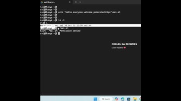 Day 5 Permission Denied Error & Command Not Found in Linux 💻 #techshorts #linux #devops #shorts