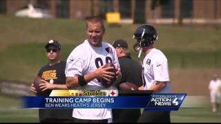 Steelers wrap up first day of practice at training camp