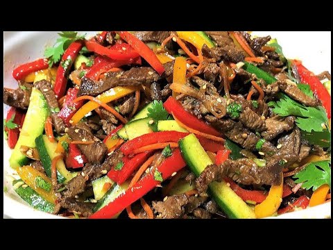 ОБАЛДЕННО ВКУСНЫЙ САЛАТ: всего 4 простых продукта в составе Этот САЛАТ БЕСПОДОБЕН ГОТОВЛЮ ЧЕРЕЗ ДЕНЬ