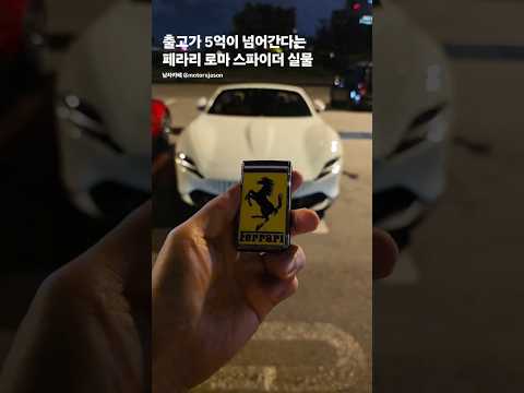 5억 넘는 <strong>페라리</strong> 로마 스파이더 실물