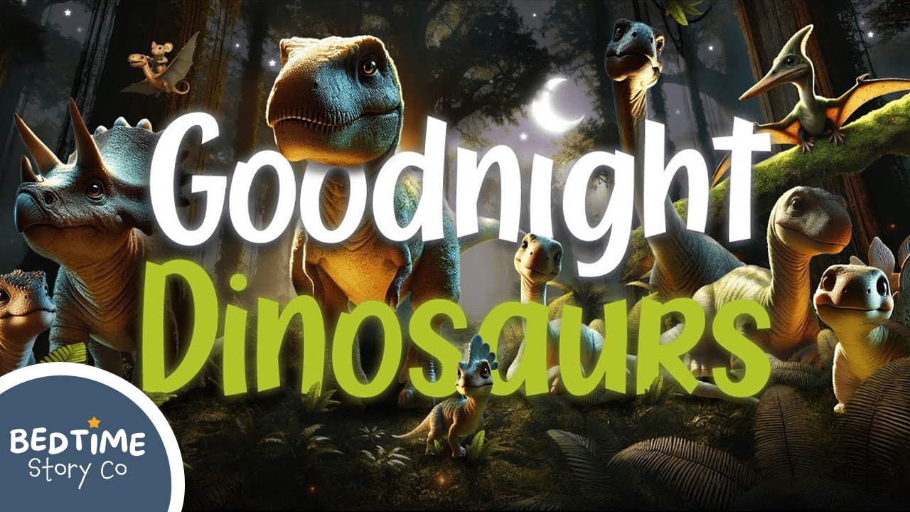 🦖 Goodnight Dinosaurs! 🌙 The ULTIMATE Bedtime Story for Kids with Soothing Sounds of Nature 💤