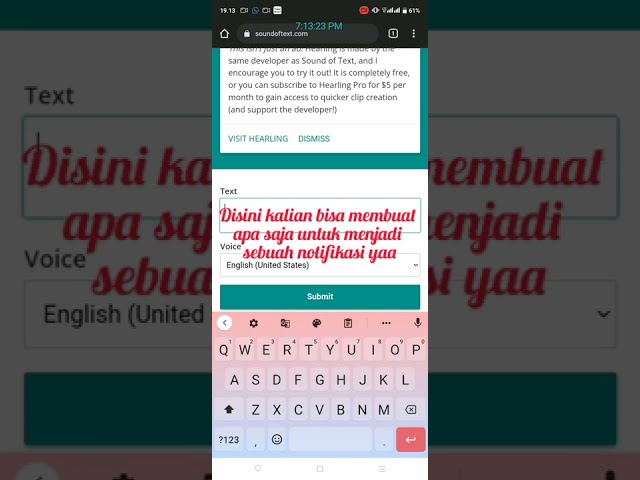 Tutorial Membuat Suara Notifikasi Pakai Suara Google || Viral Ditiktok 2022 class=