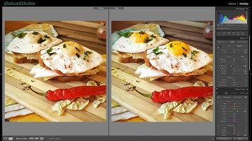 Первый fail по обработке | разница между raw и jpeg | обработка фуд фото в lightroom #ЭД_raw 09