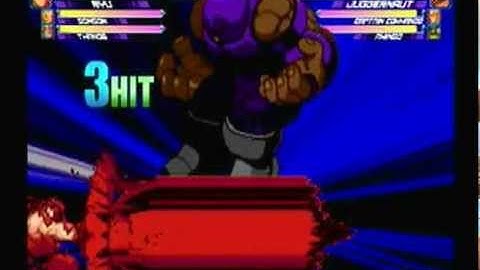 MvC2: Ryu Shinkuu Hadoken Glitch (Flying Screen Forced Dash)