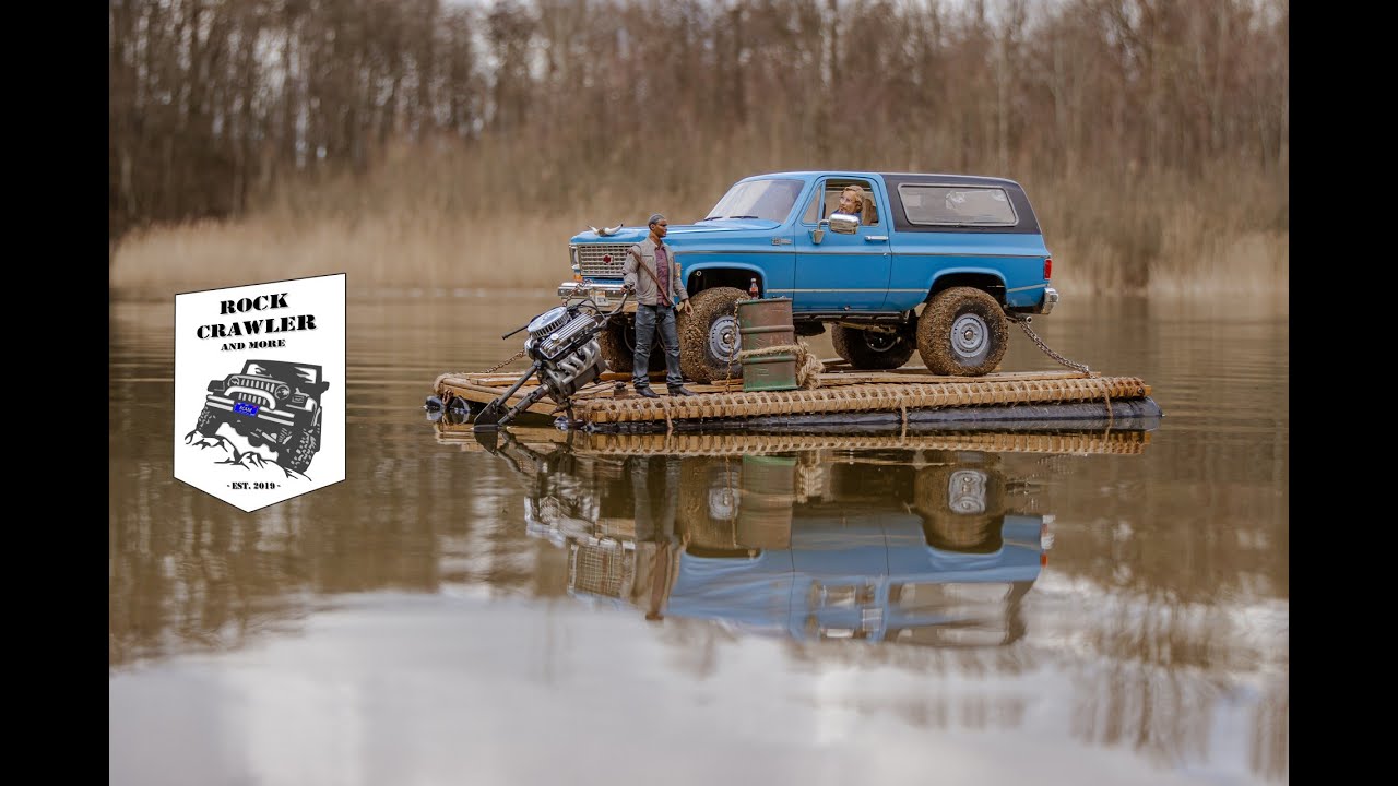 🎬 Moers Waldsee 🎬 Playing with the guys and RC Raft tour #crawler # ...