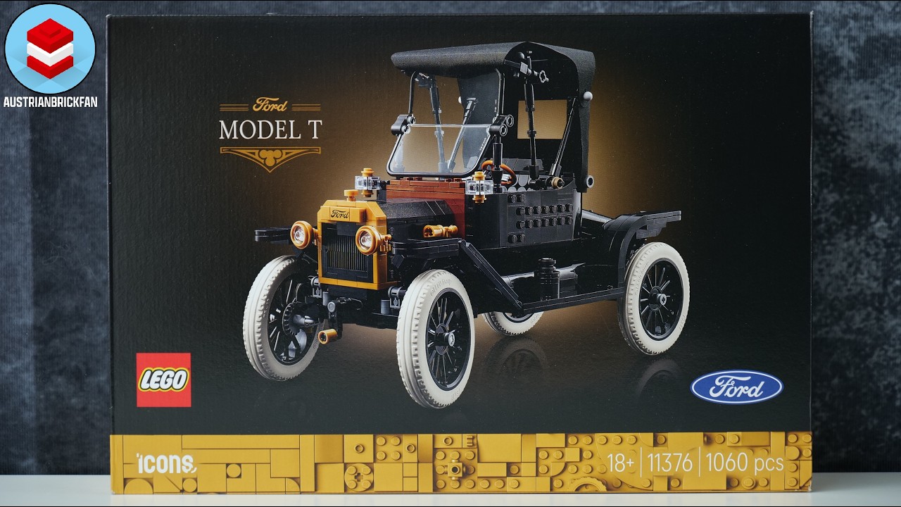 見本です LEGO Icons 11376 Ford Model T - LEGO Speed Build Review - YouTube
