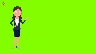 Female teacher green screen animation Female teacher green screen animation