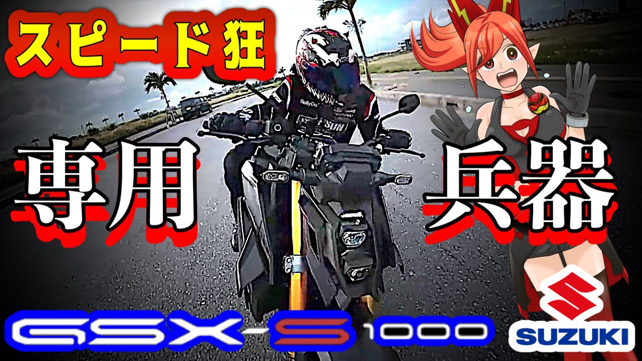 【戦闘機】GSX-S1000は人間の感性を置き去りにする魔人だ【SUZUKI(スズキ)のバイクgsxs1000】
