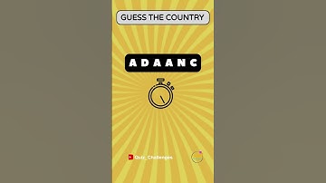 Guess Country by Scrambled Words Quiz | Fun Challenge (Part-9) #quiz #challenge #shorts