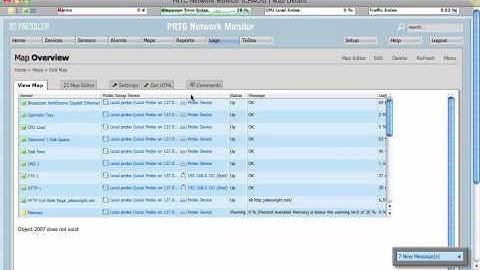 PRTG Tutorial - Adding Sensors and Maps