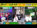 Duniya Ki 10 Sabse Mehengi Free Fire Gaming Setup || Top 10 Most Expensive Setup of Free Fire