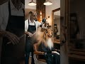 Bruno’s Magic Touch: The Ultimate Collie Transformation#aidog #funnydogshorts #greyhound #hairstyle