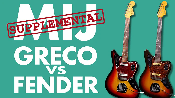 MIJ Supplemental #1: Greco JG700 vs Fender Japan J...