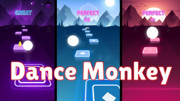 Tiles Hop EDM Rush Dance Monkey Song Gameplay Walkthrough Android iOS