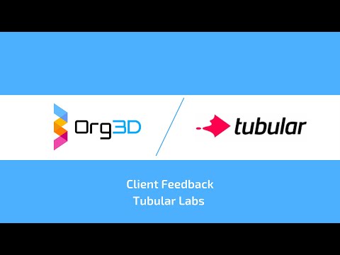 Org3D Client Feedback - Tubular Labs