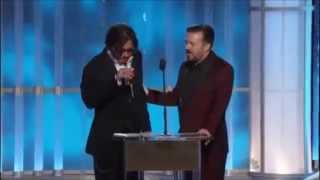 Ricky Gervais Jokes \& The Golden Globe Awards 2010 2011 2012 (humiliation)