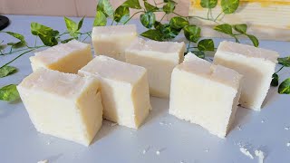 How to Make LAUNDRY BAR SOAP with ONLY 3 Simple Ingredients |