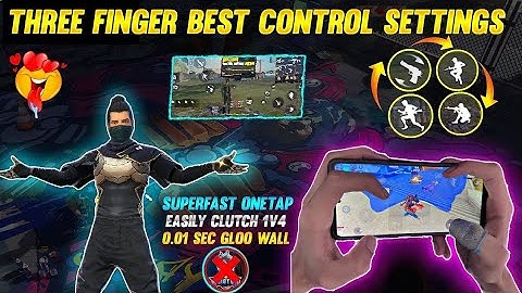 TOP 5 BEST CUSTOM HUD FREE FIRE 3 FINGER CLAW | BETTER THAN PC PLAYERS | THREE FINGER CUSTOM HUD