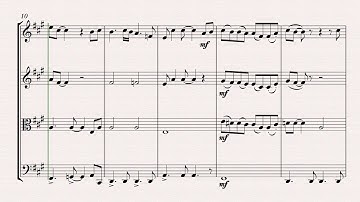 In My Life String Quartet Sheet Music Cover The Beatles