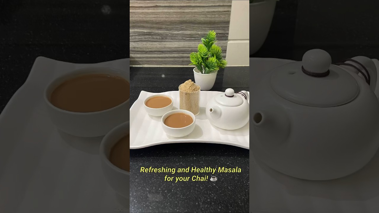 Healthy and refreshing Masala to Elevate your Chai experience!!☕️🤌🏻 