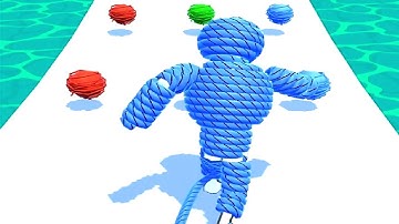 Rope-Man Run gameplay android, ios level 244 | Best Android Games