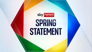 2025 spring statement | Sky News coverage