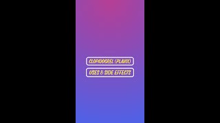 Clopidogrel (Plavix) uses and side effects | WATCH THIS before you take the drug!!