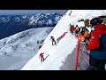 La descente  ski la plus dangereuse des alpes le tunnel  lalpe dhuez piste noire 