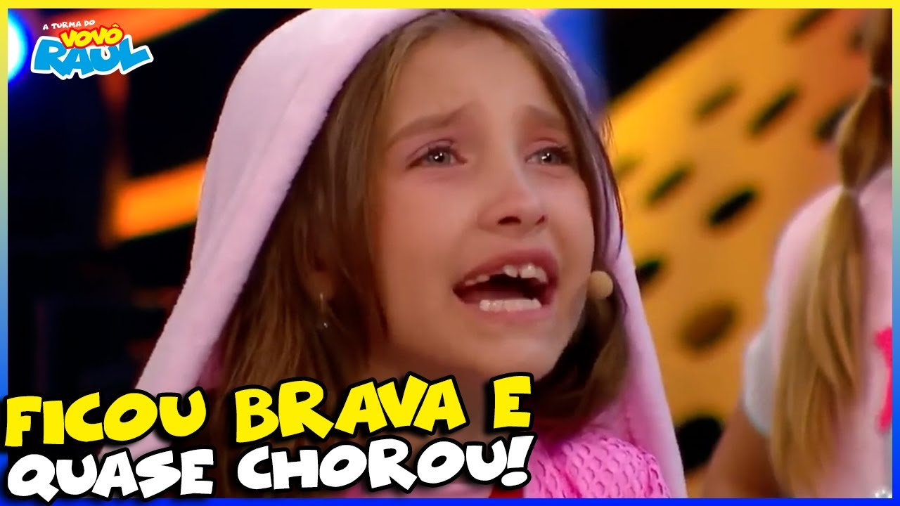 ALICE FICA BRAVA E ABANDONA O PROGRAMA DO VOVÔ RAUL GIL