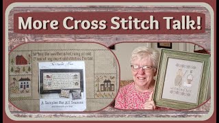 #flosstube 05/28/24 More Talk About Cross Stitch ~ FFO ~ Cross Stitch Camp ~ WIP ~ Haul ~ Plans