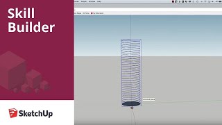 SketchUp Skill Builder: Modeling a Screw, Part 1