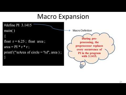31. What is  Preprocessing  and How to define  Macro in C programming ? || Explained with Example