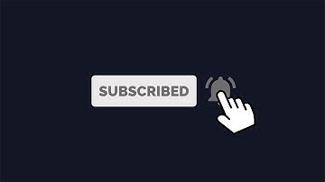 How To Create A Youtube Subscribe Button Animation, After Effects Tutorial & Template