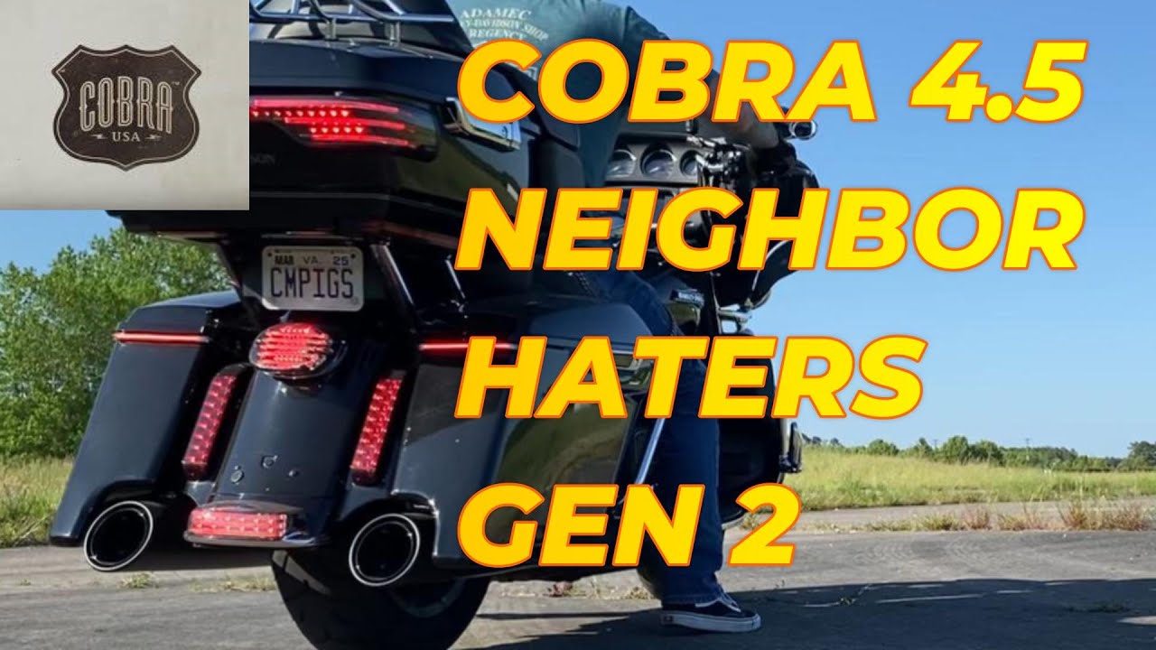 New Exhaust! 4.5 inch Cobra Neighbor Haters Gen2 #cobrausa