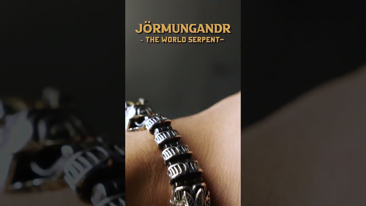 JÖRMUNGANDR - The World Serpent Bracelet | Handcrafted Viking Jewelry