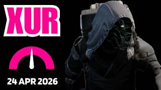 Where is XUR Today Destiny 1 D1 XUR Location and Official Inventory and Loot 24 Apr 2026, Apr/24/26