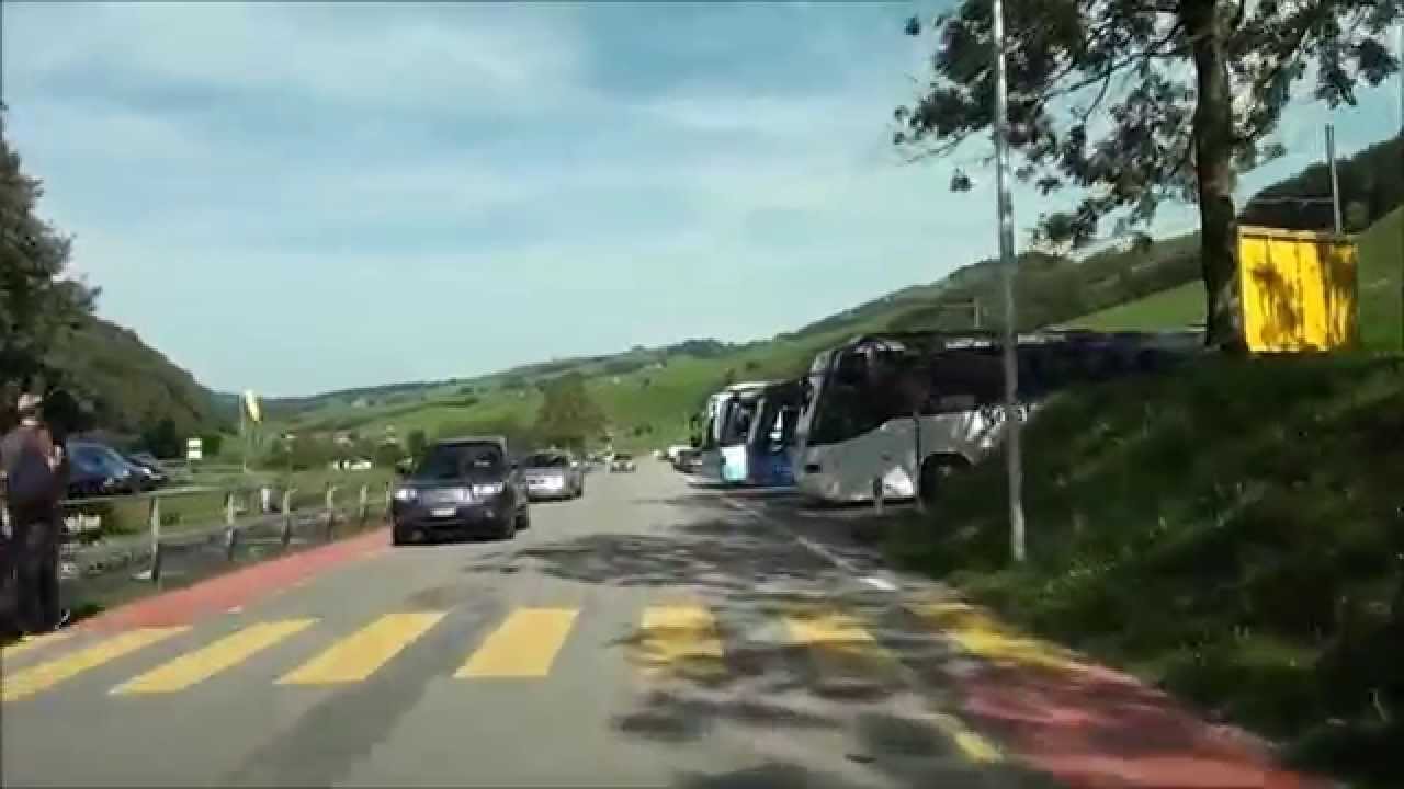 Driving in Switzerland ( Winterthur, Appenzell, St. Gallen.) 09.2012/ HD