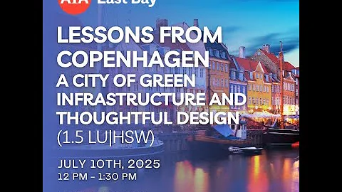 Lessons from Copenhagen - a City of Green Infrastructure and Thoughtful Design