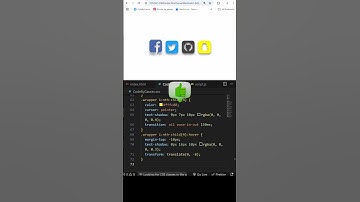 📱 Floating Social Media Buttons Using HTML & CSS #webdevelopment #coding #htmlcss #shorts