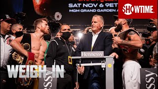 Canelo Alvarez vs. Caleb Plant: Weigh-In | SHOWTIME PPV